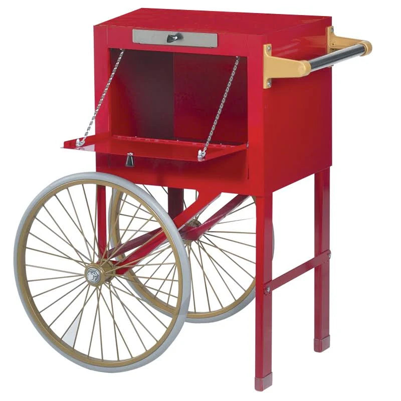 Red 18x22 Popcorn Cart with Door W784293