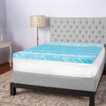Gel Swirl Memory Foam King Mattress Topper U729