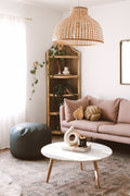 Currant Circle Pouf K620890