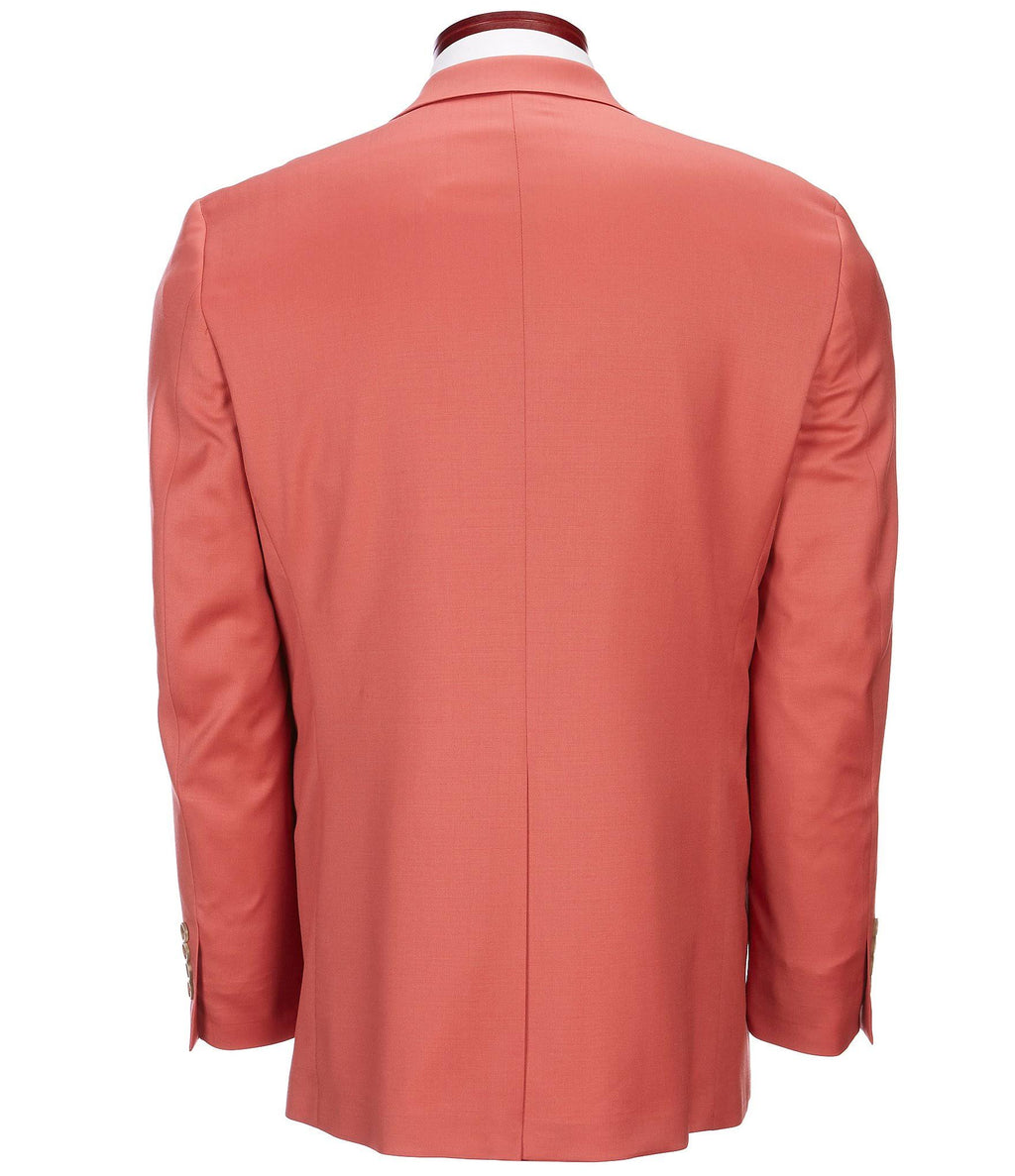 Classic Fit Solid Wool Blend Sportcoat - 50 Long L84638