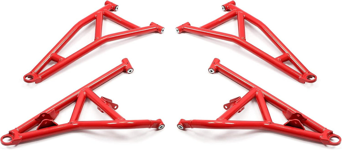 4 A Arms Upper & Lower Rods A-Arms Powder Coated Heavy Duty O5651