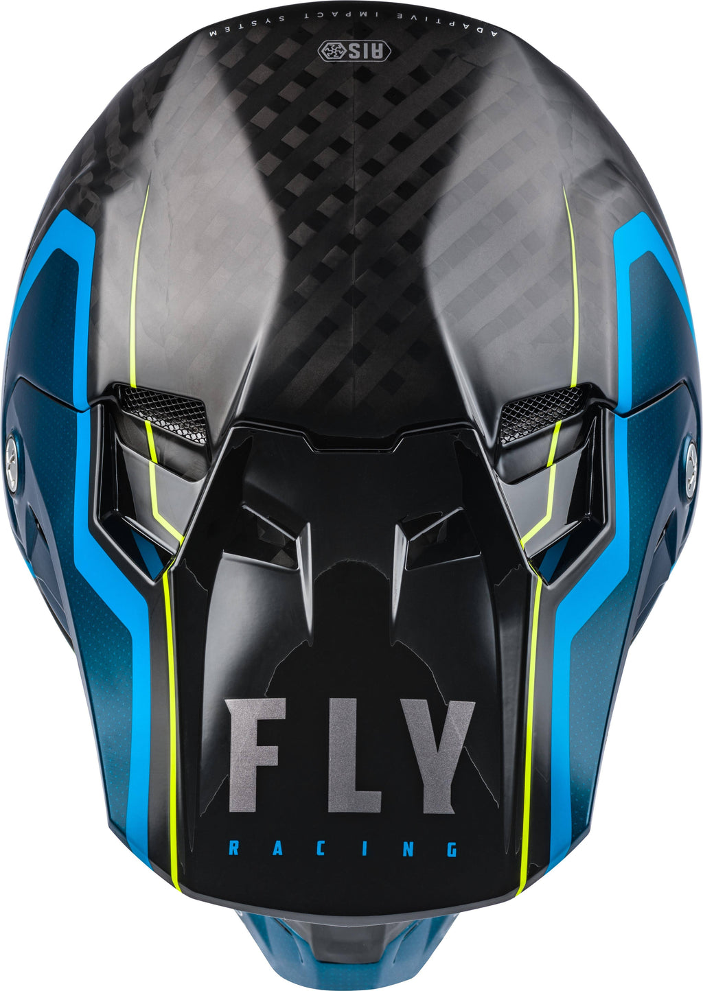 Carbon Axon Black Blue Hi-Vis Youth Helmet Z404011