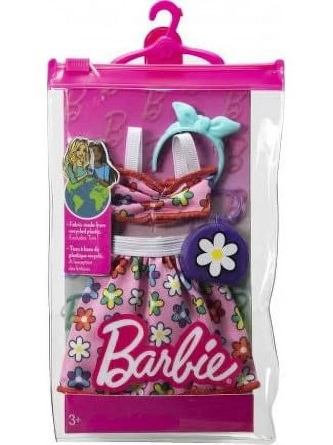 Flower Outfit & Two Accessories Barbie Fashion Pack V4931