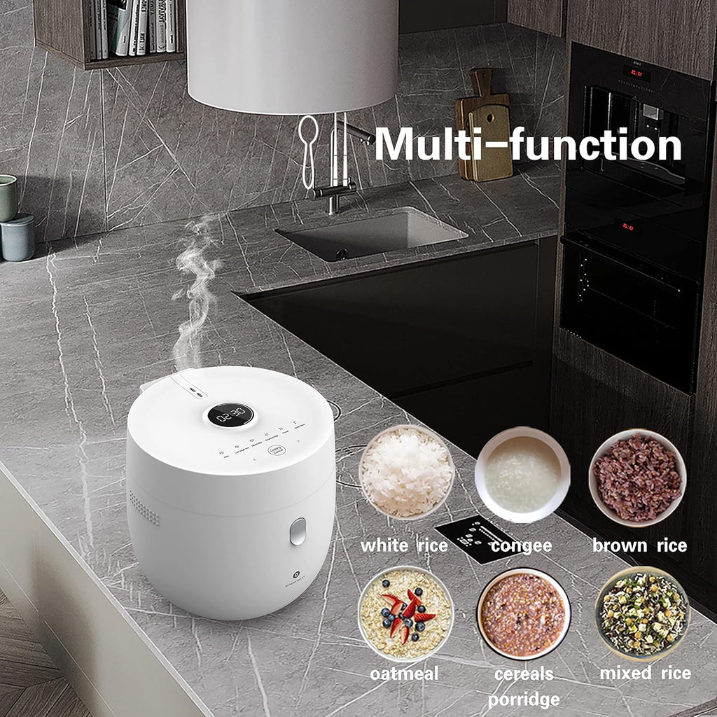4 Cups Uncooked Digital Rice Cooker with Nonstick Inner Pot G6606