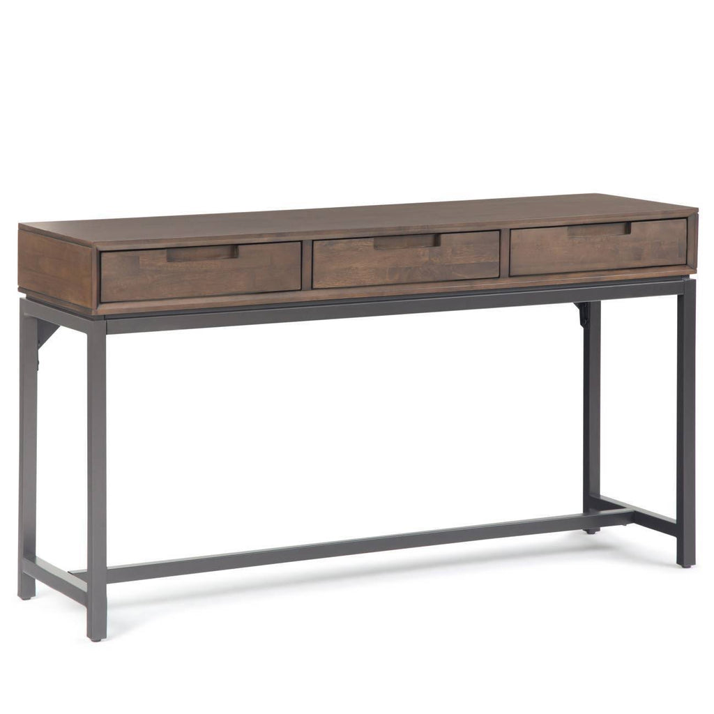 Brown Wide Console Table Y2492