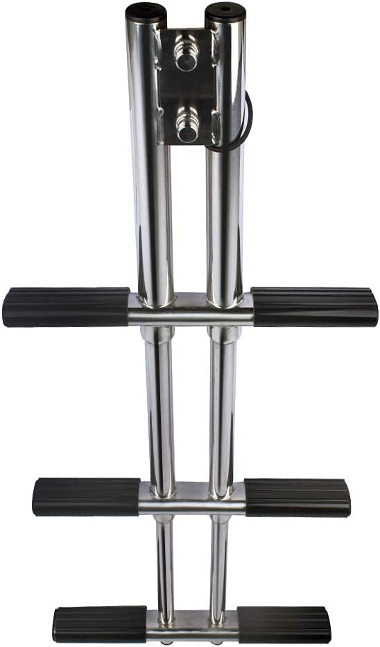 Stainless Steel 3 Step Telescoping Boat Ladder Q416