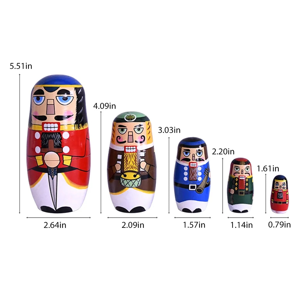 Nutcracker Nesting Dolls Set D225530