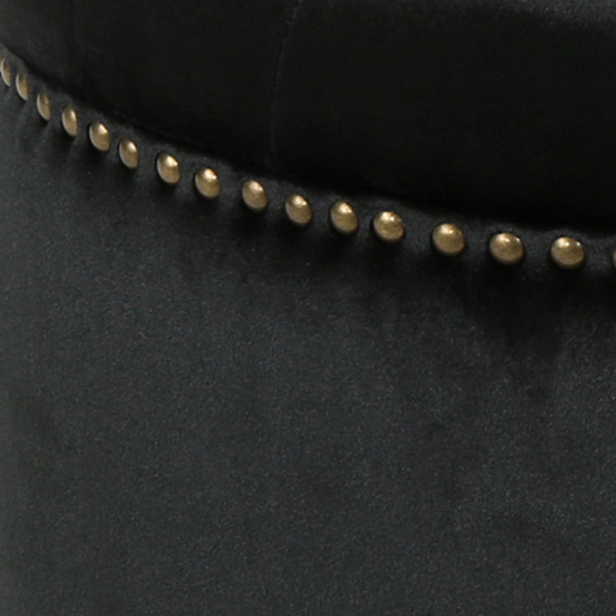 Emerald Velvet Tufted Ottoman Y22460