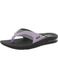 Faux Leather Flip-Flops W708253
