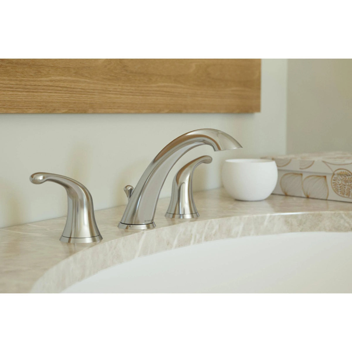 Polished Chrome 2-Handle Bathroom Faucet with Drain Assembly X665286