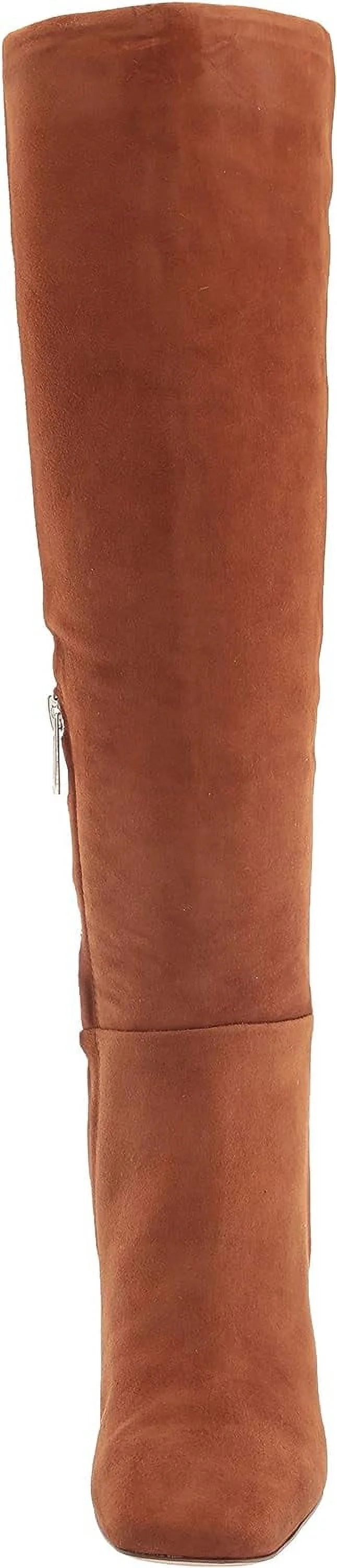 Brown Suede Knee High Boots C2758