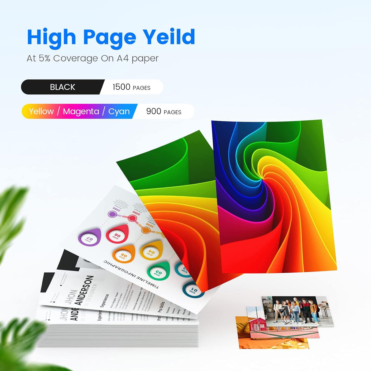 910XL Ink Cartridge 4PACK Z6266