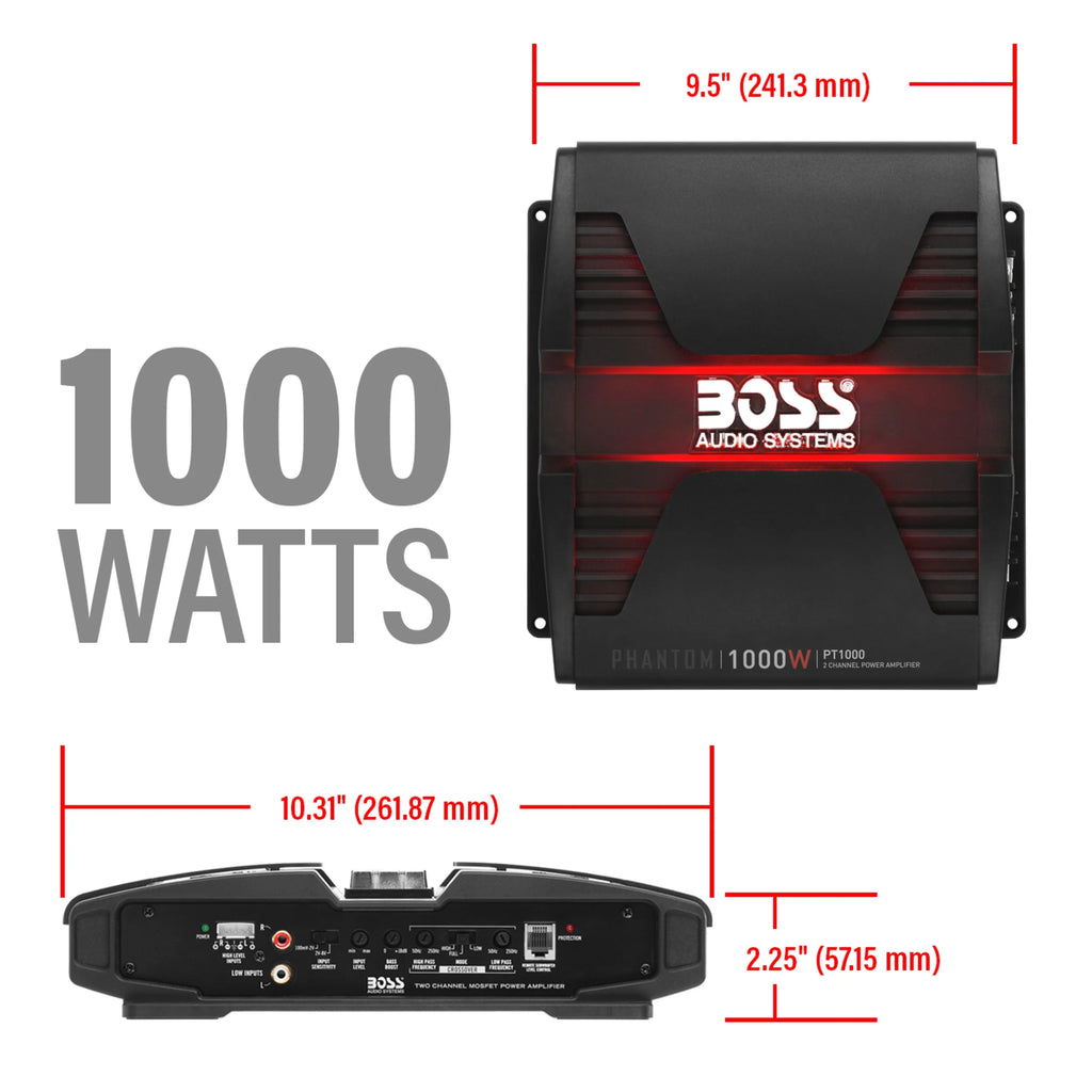2 Channel Car Amplifier, 1000 W Z55368