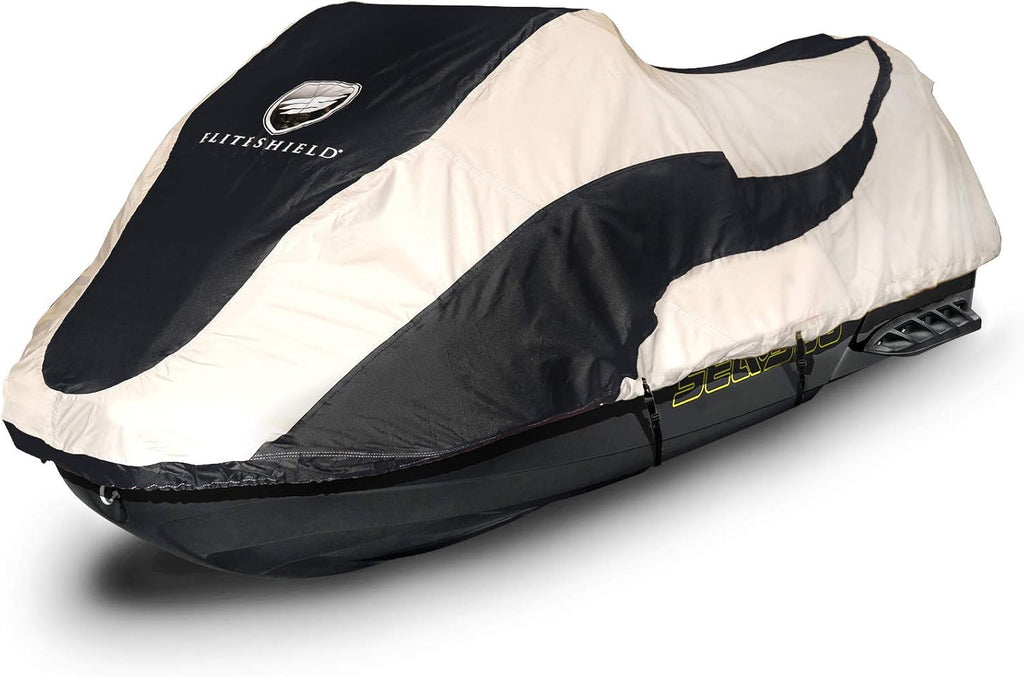 Heavy Duty Waterproof 600D Polyester PWC Cover, Fits 136" to 145" 3 Seater, Green/Gray X2760