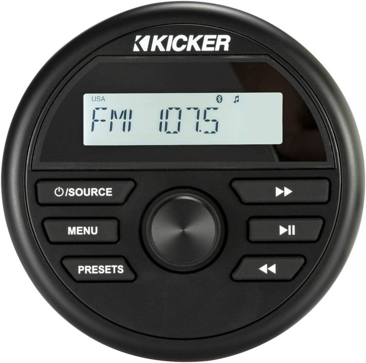 Waterproof Marine Radio with Dash Kit and USB/Aux K6822