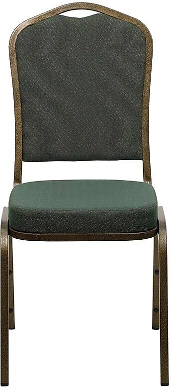 Green Fabric Banquet Chair, 10/Pack O844