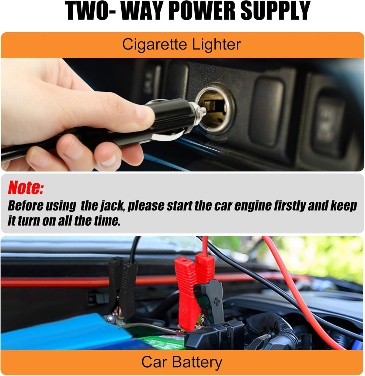 5 Ton 12V Electric Car Jack with Inflator Pump F879531