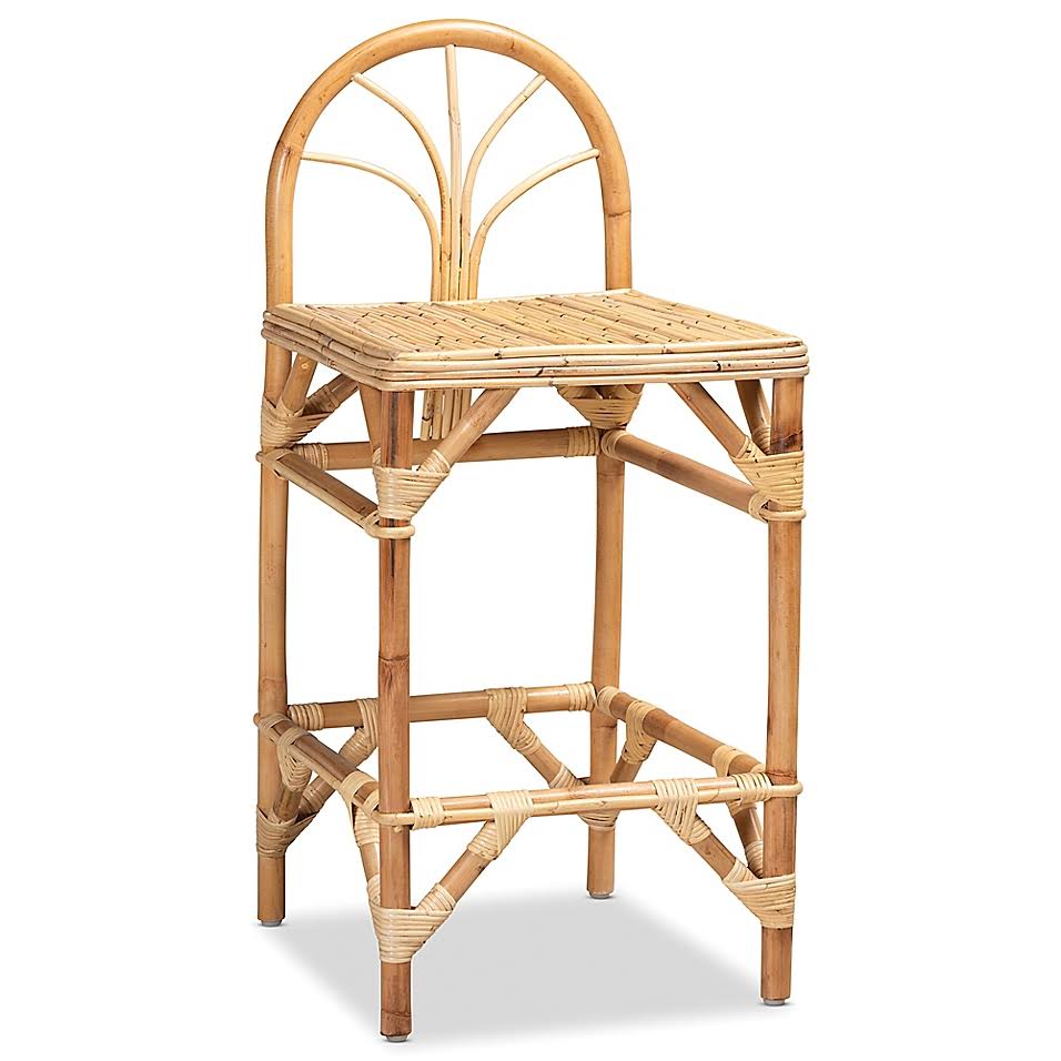Rattan Counter Stool in Natural A5318