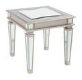 Silver Rectangular End Table J26480