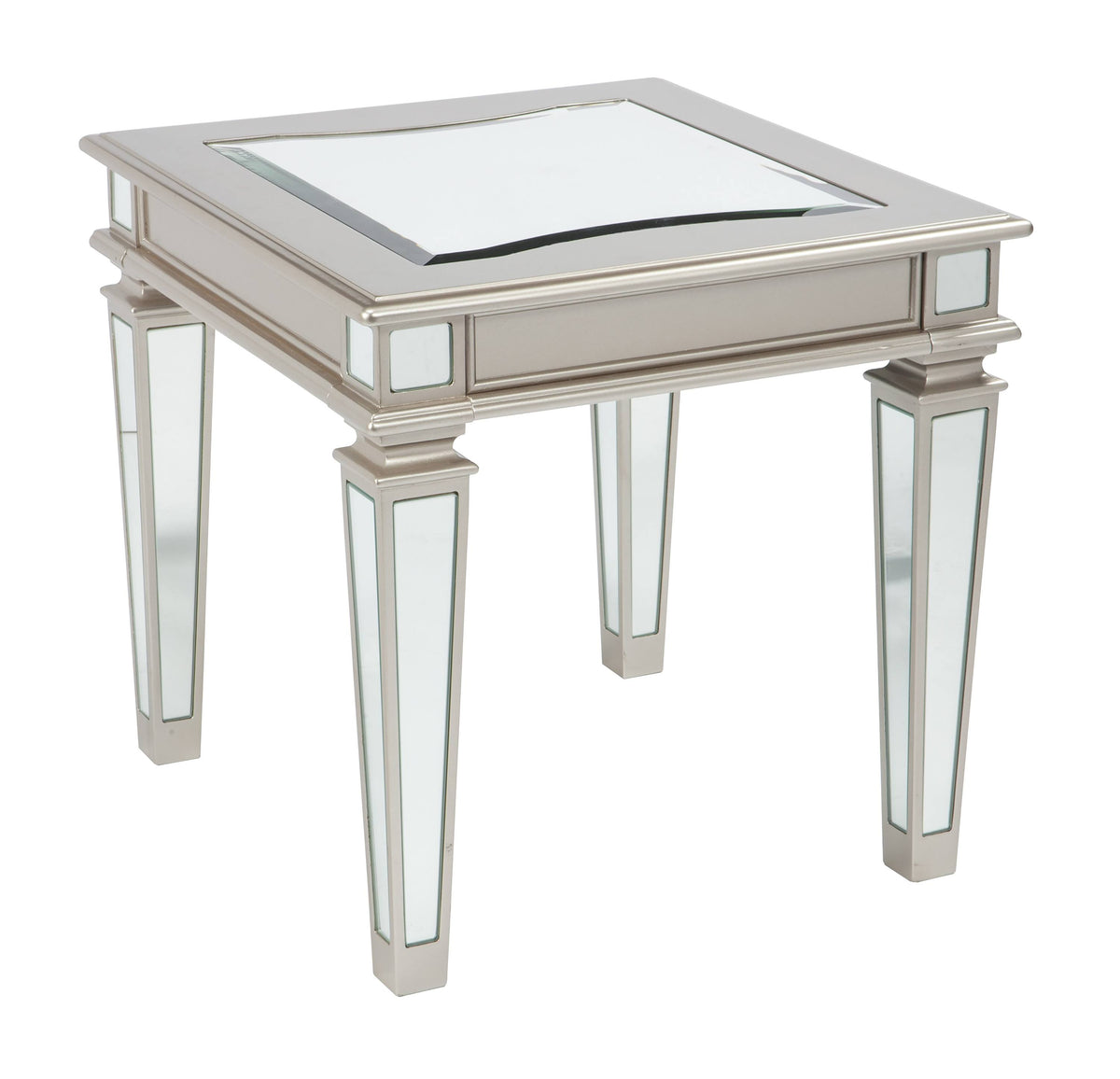Silver Rectangular End Table J26480