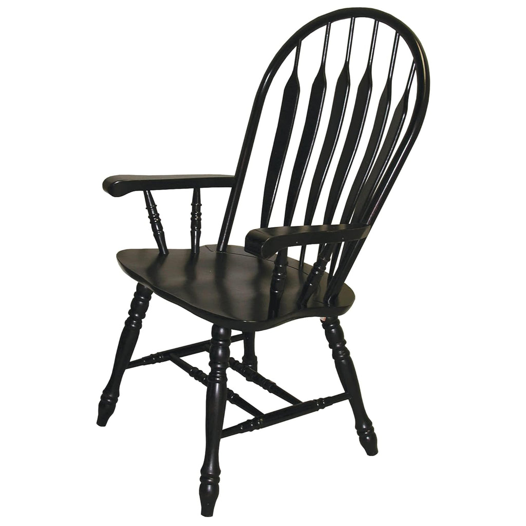 Black Cherry Distressed Antique Dining Chair D434086