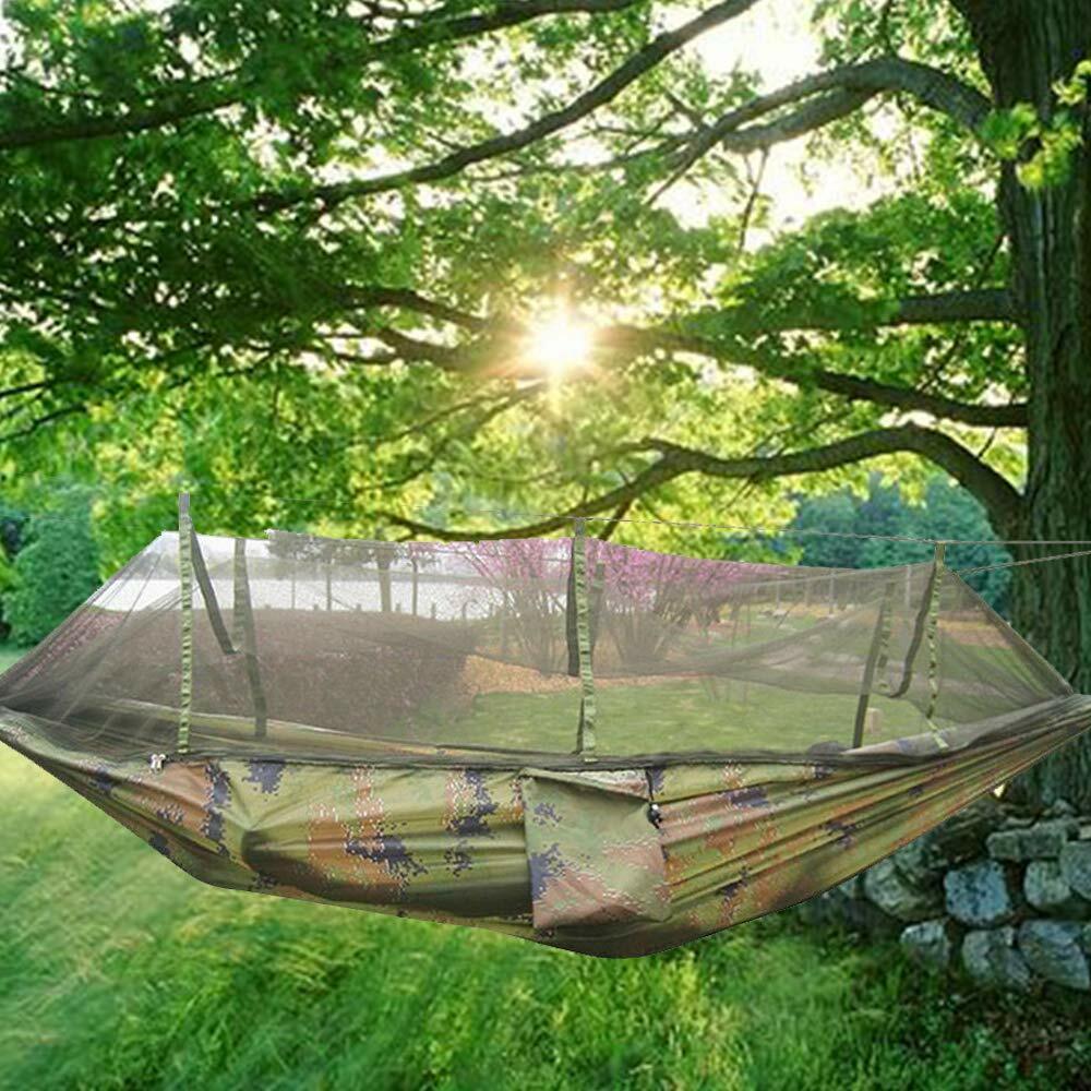 Lightweight Nylon Camping Hammock with Mosquito Net A48998