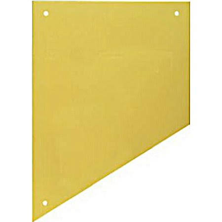 Bright Brass Anodized Aluminum Kick Plate L791007