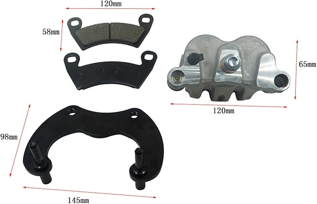 Rear Brake Calipers Compatible For Polaris RZR XP 1000 2014-2022, Ranger Crew 900 2014, RZR RS1 2018-2021, RZR XP 4 1000 2014-2022 Q20249
