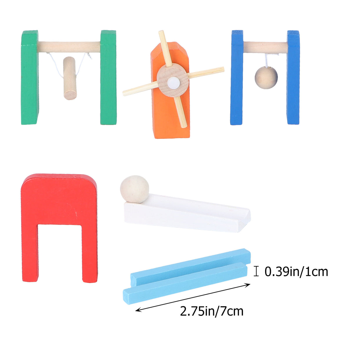 Wooden Domino Blocks Building Toy A461430