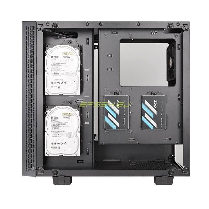 Black Midi-Tower Tempered Glass Edition G898856