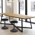 Black Height Adjustable Active Stool O560