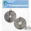 2-Pack 8 inch 6 Turns & 6 inch 5 Turns Surface Burner Elements Z5754
