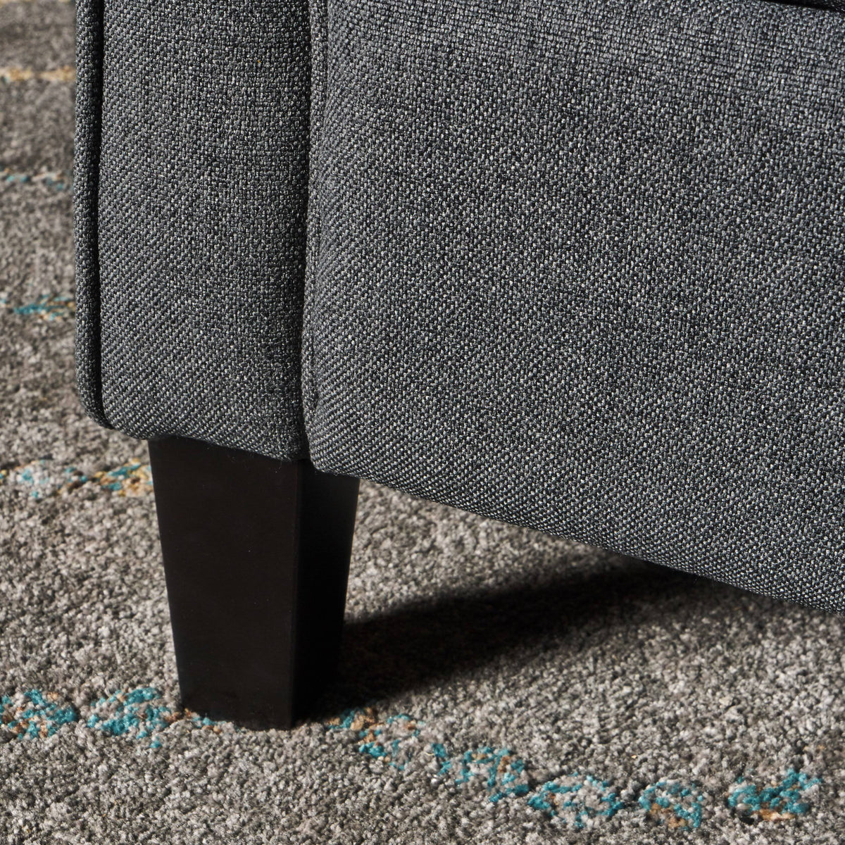 Charcoal Fabric Recliner Chair Q29038
