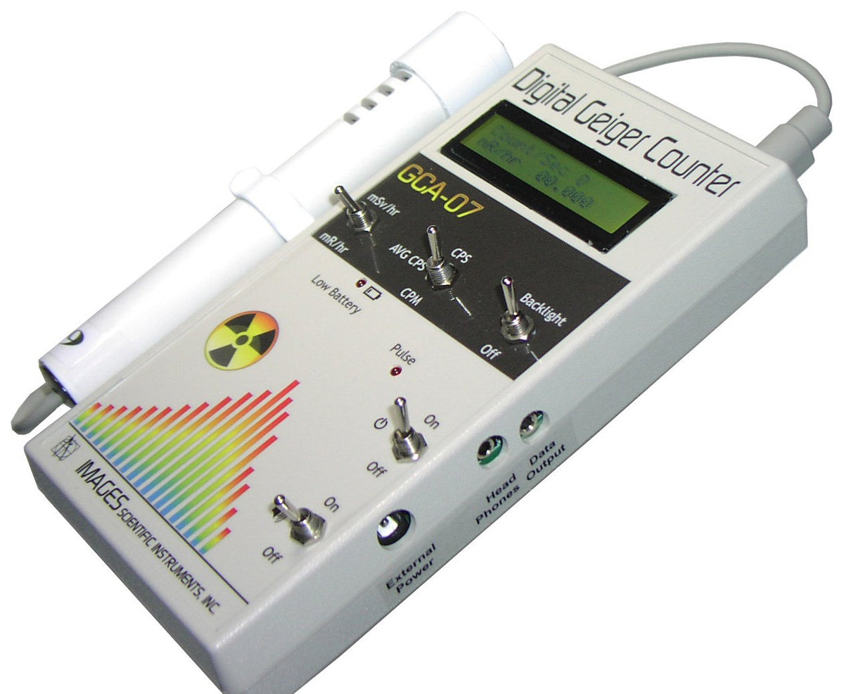 Geiger Counter Radiation Monitor with External Wand Q366625