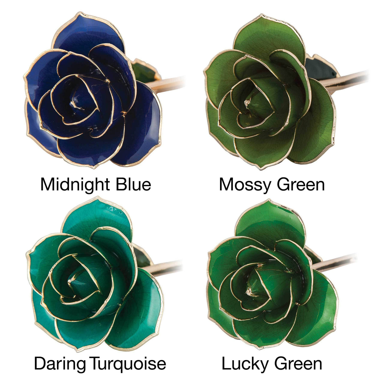 24K Gold Dipped Laquered Rose A613132