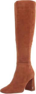 Brown Suede Knee High Boots C2758