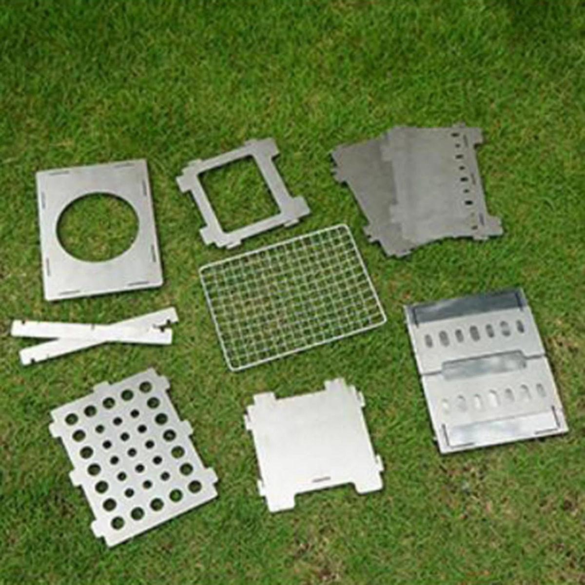 Stainless Steel Portable Folding Barbecue with Bag B2053