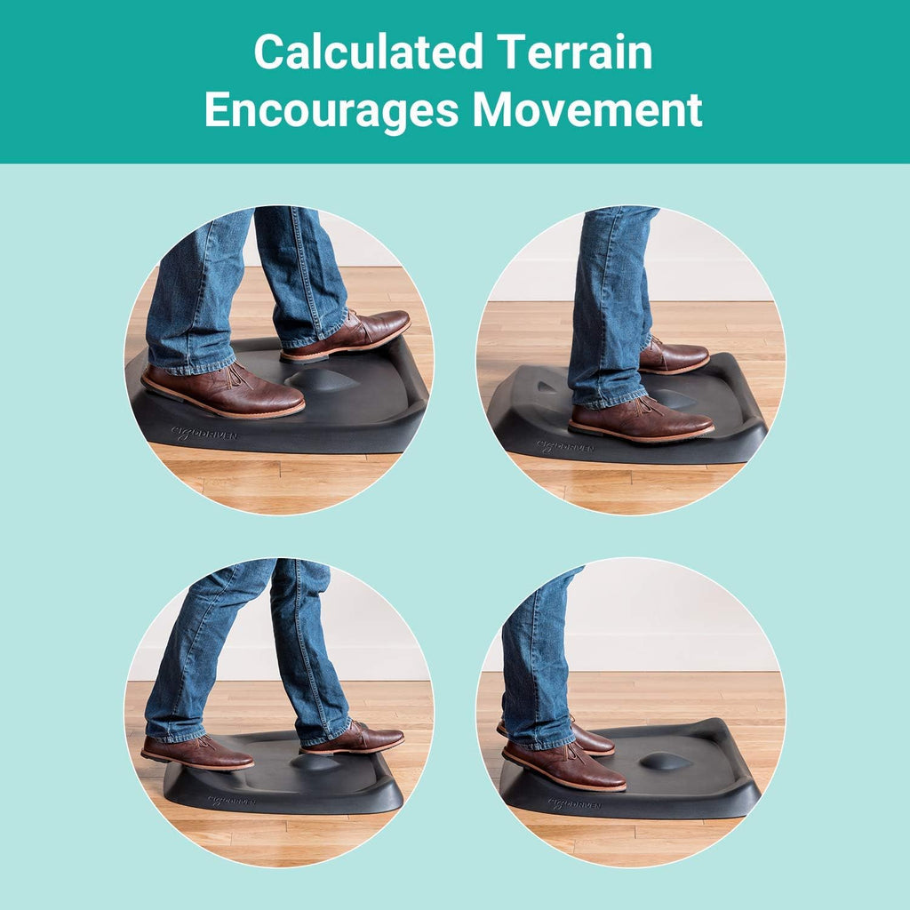 Comfort Mat with Calculated Terrain, Altostratus Grey L15433
