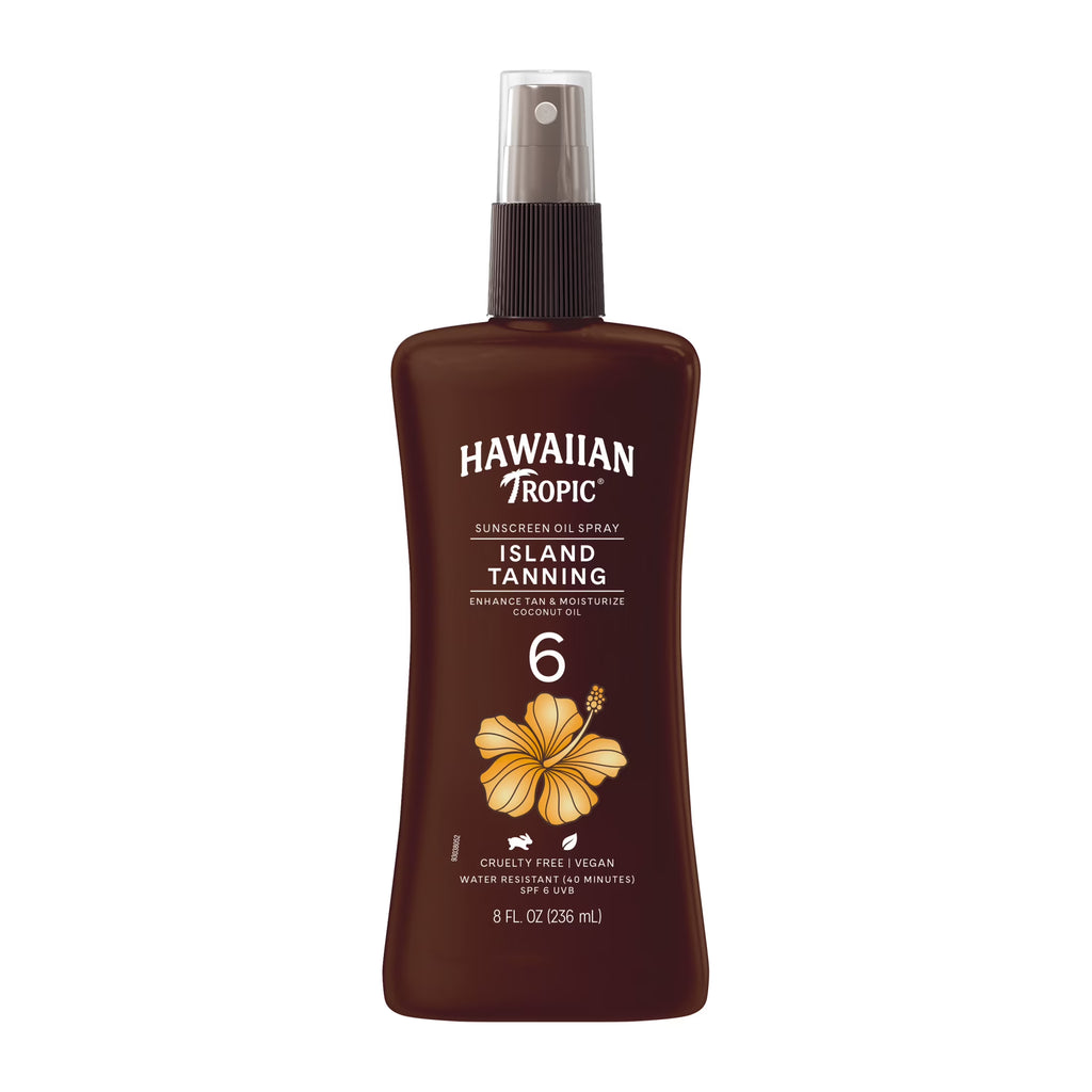 6 SPF Tanning Oil Spray 8oz U73403