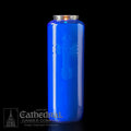 Blue Glass Offering Candle - Case of 12 J825115
