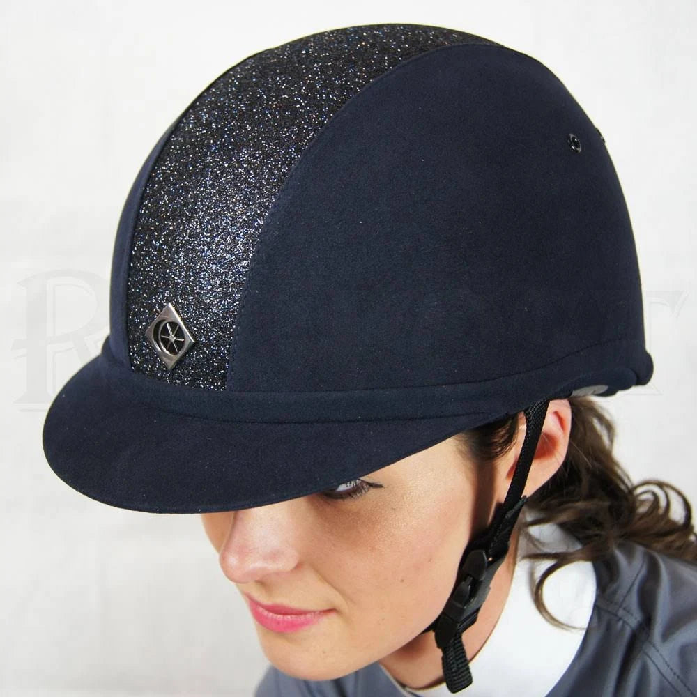 Navy Sparkly Riding Hat F834767