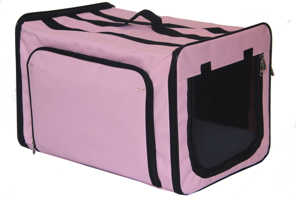 Blue Large Collapsible Pet Dog Crate S88270