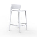 White Patio Bar Stool F9806
