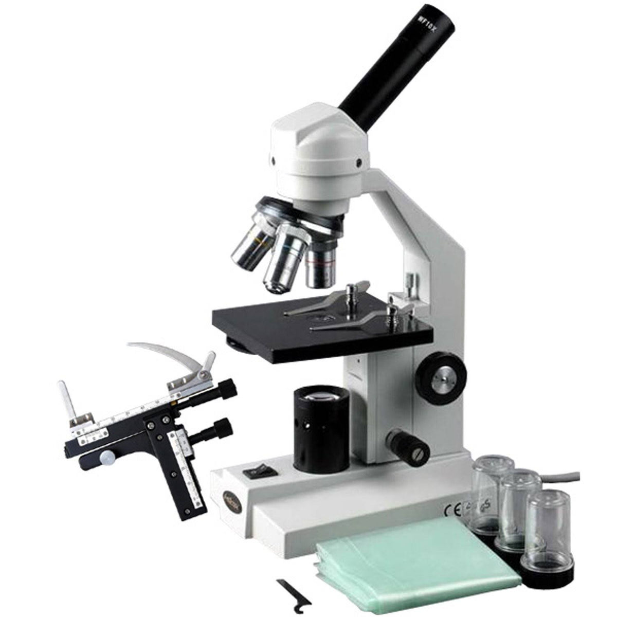 40X-1000X Student Compound Microscope with Mechanical Stage I660047