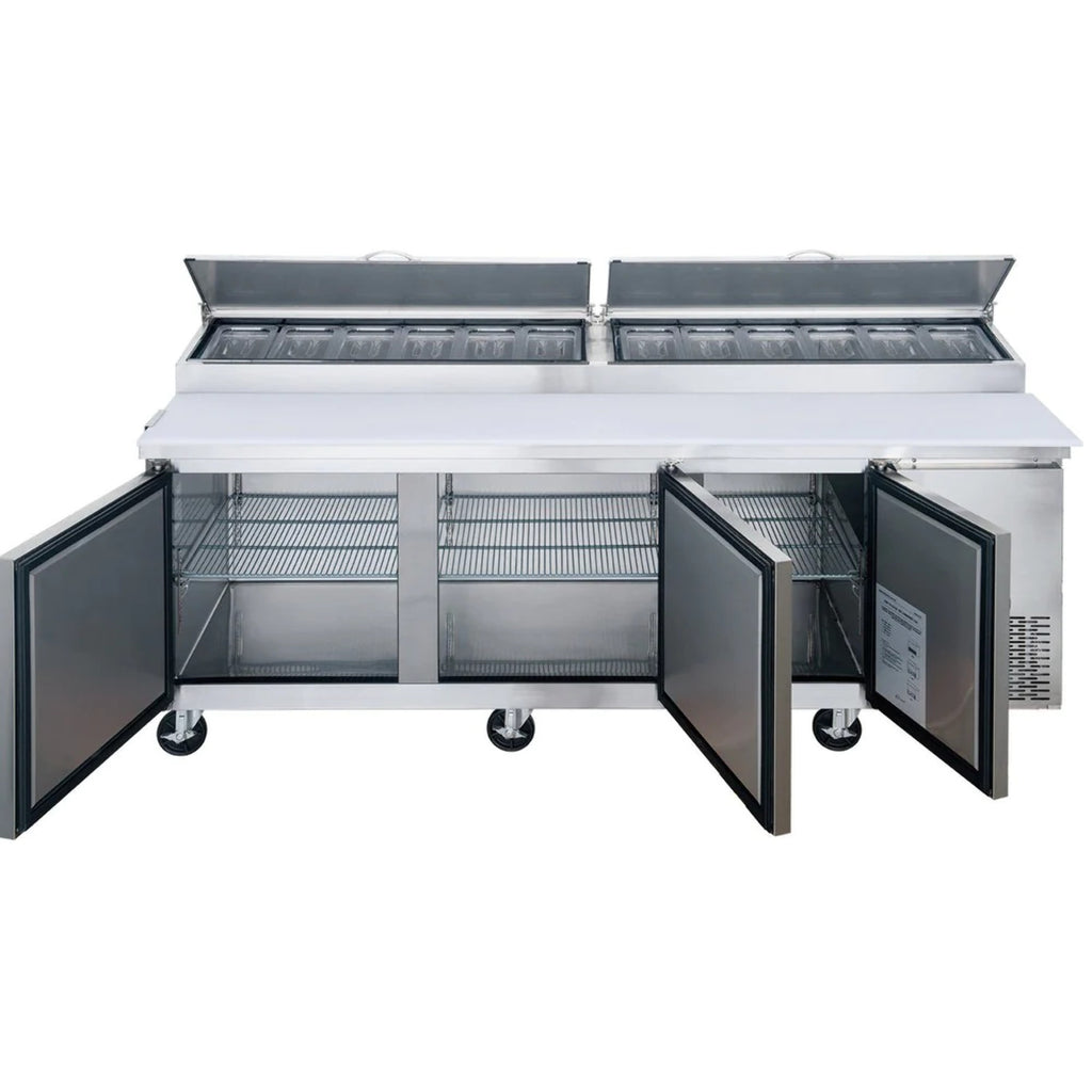90 Refrigerated 3 Door Pizza Prep Table T797224