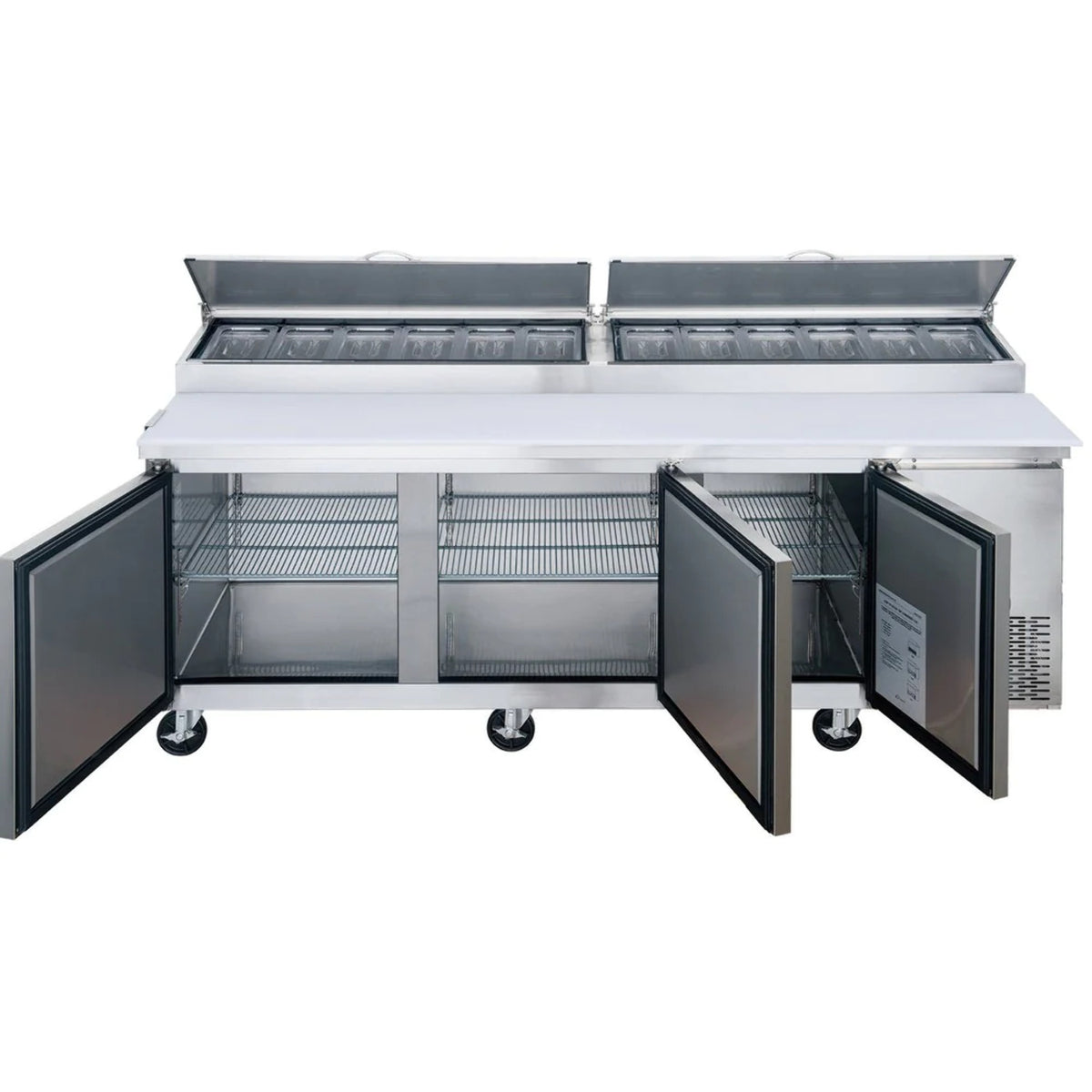 90 Refrigerated 3 Door Pizza Prep Table T797224