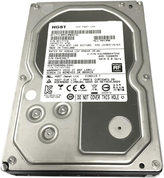 4TB 7200RPM SATA 6.0Gb/s 3.5inch Internal Hard Drive S7264