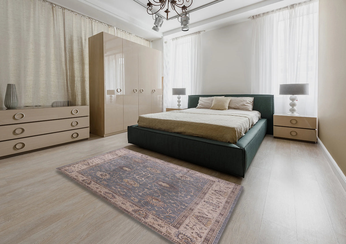 Sandstone Brown Oriental Area Rugs Z222