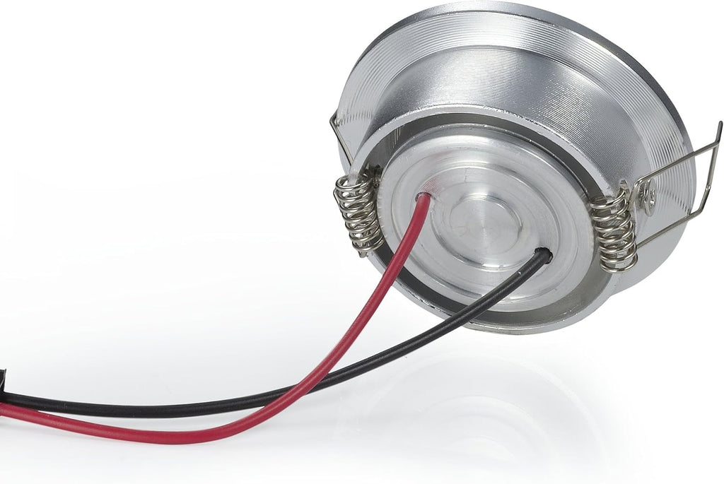 Pack of 10 3W Silver LED Downlight W429289