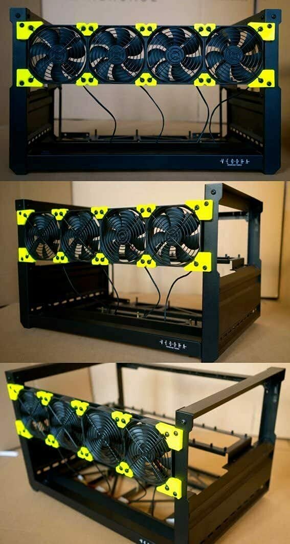 6/8 GPU Aluminum Open Air Frame Case Miner Z301